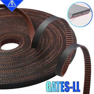 3D 프린터 부품 GATES LL 2GT 기어 동기 벨트 BLV용 내마모성 타이밍 GT2 너비 6mm 9mm 10mm 부드러운