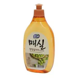 참그린 매실 주방세제 고농축 다용도 500g 용기 주방세정제 1EA 설거지용품 다용도세제 과일세척제