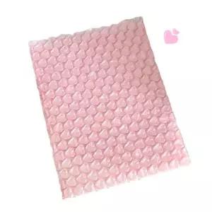 택배봉투 에어캡 비닐 파우치 연핑크 15.5x20.5cm 답례품