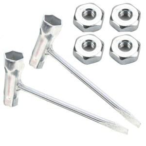ZXZHL 체인은 스프로킷 커버 바 너트가 있는 T-렌치를 보았고 STIHL MS170 MS250 MS260 MS290 023 0250 024 026 카뷰레터 조정 도구를 사용했습니다 vWC