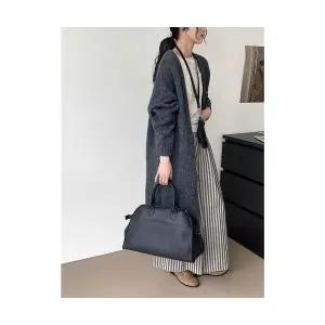엘럽 여자 니트 롱 칼라 소프트 롱가디건 코디 퓨어 박템1