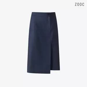 ZOOC 슬릿 언발란스 미디 스커트 DN_V262PSD935 404947