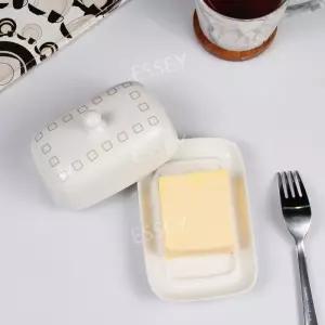 핸드메이드 감성 쿠키 상자 세라믹 과일 버터 치즈 접시