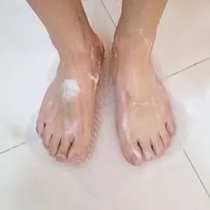 실리콘 발세척 브러쉬 발클리너 등브러쉬 발씻는세척매트 발케어 발세척브러쉬 (W9D8723)