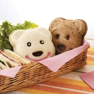 일본 곰 샌드위치 모양틀 요리도구 (W838ABE)