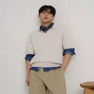 빈폴 멘 케이블 칼라넥 니트 - 아이보리 BC6251C400 6092906