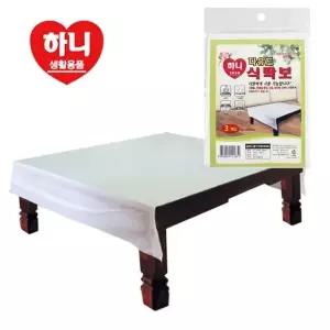 하니 일회용 반투명 다용도 비닐 식탁보 3매 (WAE4775)