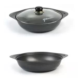 매운탕 찌개냄비 전골냄비 29x6.5cm 37호 뚜껑포함 깊은냄비 탕냄비 (WAC6936)