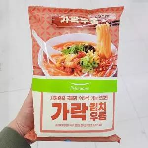 풀무원 가락 김치 우동 486.6g 아이스박스포장