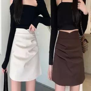 셀럽하우스 속바지 미니스커트 여자 치마 내장 짧은 튤립 A라인