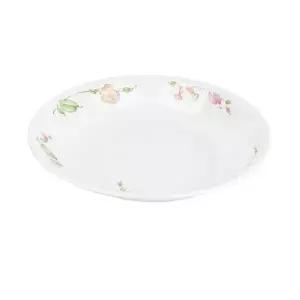 코렐 장미 비빔면기 찬기대 식기 그릇 접시 넓은형 비빔면그릇 파스타그릇 (WB6C033)