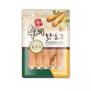 [하프클럽/알티피아]애견간식 펫스토리 수제 핫도그 1팩 100g 닭고기