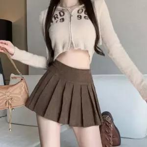 셀럽하우스 코듀로이 스커트 여성 골덴 겨울 짧은 미니 치마