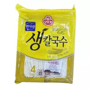 오뚜기 면사랑 생칼국수 600g 아이스박스포장