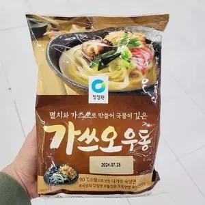 청정원 가쓰오 우동 458g 아이스박스포장
