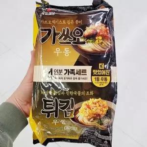 CJ제일제당 가쓰오 우동 + 튀김우동 490g 아이스박스포장