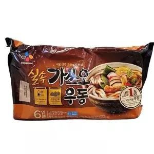 일반포장 CJ 가쓰오우동 1.335kg (6인)