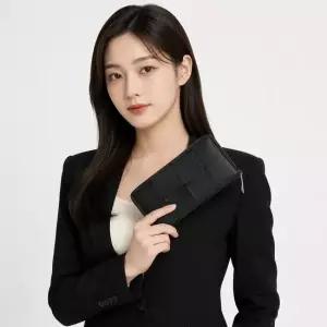 보테가베네타 651368 V3UO1 8803 인트레치아토 카세트 지퍼 장지갑