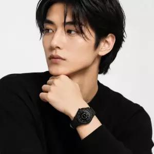 스와치 SUTB400 SISTEM BLACK 공용 오토매틱 가죽시계