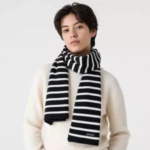 세인트제임스 2945 NAVY ECUME DUGUAY 공용 머플러 목도리