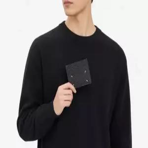 메종마르지엘라 SA1VX0006 P4455 T8013 그레인레더 스티치 공용 카드지갑