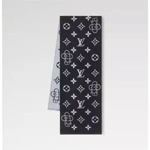 [LOUIS VUITTON]루이비통 비비엔 모노그램 울 머플러 다크 그레이 M77973 101264345