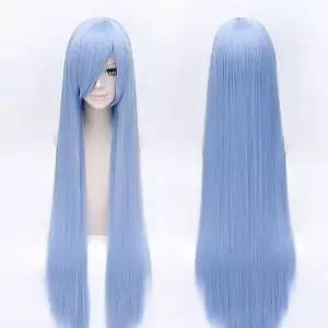 하늘색 긴머리 가발