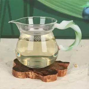 고품질 용문손잡이 스텐거름망 유리 숙우 찻잔 280ml 유리다기 (W15EE3B)
