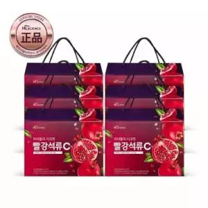 미녀들의시크릿 빨강석류 C+ 석류즙 6박스(총 126포) 비타민C 석류농축액 석류콜라겐