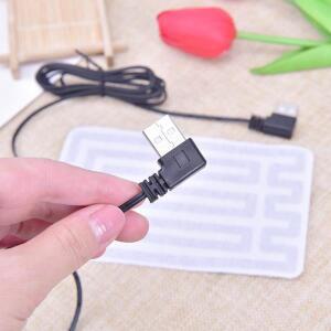 핸드 워머 가열 패드 깔창 USB 필름 전기 열 매트 1개