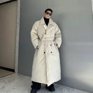 벨트 점퍼 남성 패딩코트 공항 루즈핏 여성 스트리트 맨투맨