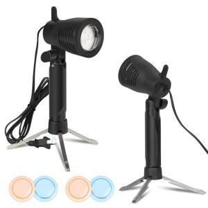 EMART PHOTOGRAPHY LED 연속 조명 램프 탑 테이블 스튜디오용 2세트 5500K 휴대용 사진 카메라