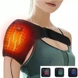 USB 전기 난방 Amr 가열 어깨 받침대 랩 마사지 지원 벨트 스트랩 팔 피트니스 따뜻하게 유지