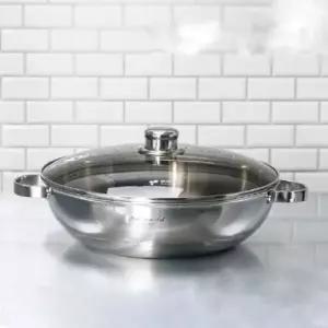 ( )키친아트 전골냄비 인덕션 찌게 냄비 스텐 통5중 32cm
