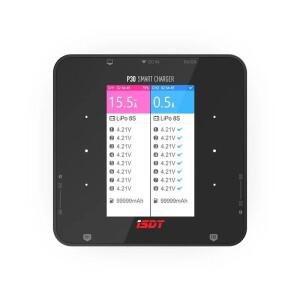 미래 비행 ISDT P30 스마트 듀오 충전기 1000WX2 고전력 채널 동기식 BattGo 1-8S Lipo