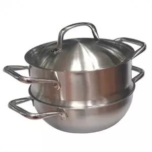 ( )인덕션 2단 스텐찜솥 20cm 찜기 찜통 찜냄비 다용도 주방 조리용