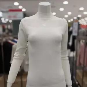 [아니베에프]하이넥 슬림핏 니트 티셔츠 A49KPO560_GN