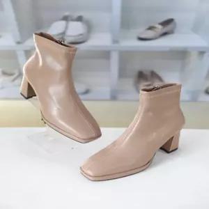 [블리아르]심플 데일리 미들힐 가보시 앵클 부츠 7cm BLMD100547