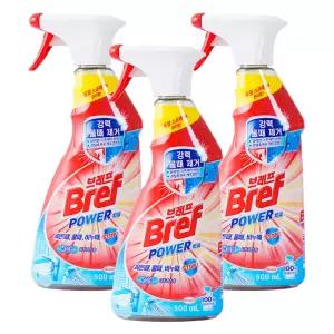 브레프 파워 욕실용 세정제 시트러스 본품 500ml 3개