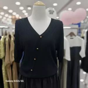 [아니베에프]A44KPO500 브이넥 허리 스트링 니트_GN