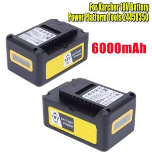 Karcher 18V 배터리 전원 플랫폼 도구용 5.0Ah 90Wh 리튬 이온 교체 LCD 디스플레이 포함 24450350
