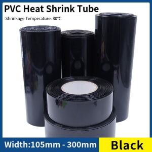 1/8/15M PVC 열 수축 튜브 18650 Lipo 배터리 팩 105 ~ 300mm 절연 보호 필름 랩 리튬 케이스 케이블 슬리