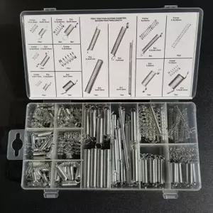 용수철 스프링 200PCS DIY재료 체결용품 압축 다용도 실험 키트 인장 종류 과학 탄성 도구 판