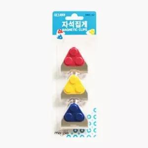 마그피아 자석집게 MMC-02 3개입 색상혼합