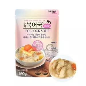 [하프클럽/알티피아]더독 반려동물 수제 북어국 150g 반려견 영양 화식