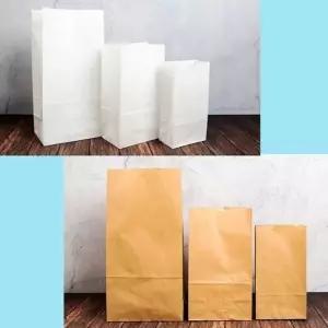 무지 종이봉투 2칼라 Size(대)-(50개입)
