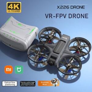 DWi X226 VR FPV 드론 4K HD 듀얼 카메라 항공기 브러시리스 모터 WIFI 5G RC 쿼드콥터 광학 흐름 포지셔닝 미니 드론 장난감