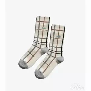비비안웨스트우드 26SS 타탄 양말 81040001 K007A C401 체크 삭스