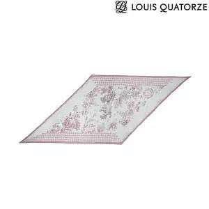 루이까또즈 LOUIS QUATORZE (2ESD955PI) 카리엔느 마름모 린넨실크 스카프 핑크 215923