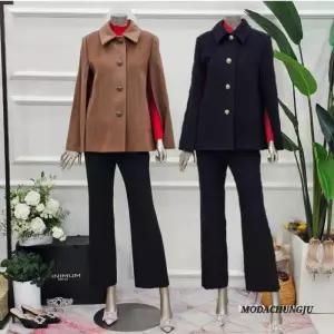 [미니멈]MD 울 100  카라넥 케이프 자켓 MD MMXDAWJ1230_CJ